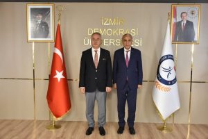 SGK İl Müdürü Hidayet Baydilli’den Rektör Karahasanoğlu’na Ziyaret ve Tebrik