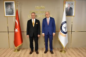 Ege Üniversitesi Rektörü Prof. Dr. Necdet Budak’tan Rektör Karahasanoğlu’na Ziyaret