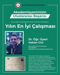 Akademisyenimizin Uluslararası Başarısı