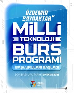 5.000 öğrenciye eğitim desteği vereceğimiz “Özdemir Bayraktar Milli Teknoloji Burs Programı” için başvurular BAŞLADI! 